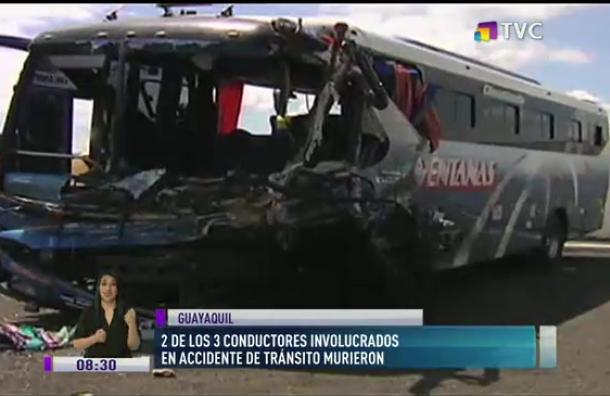 Continúan las investigaciones sobre el accidente en la vía Yaguachi-Milagro