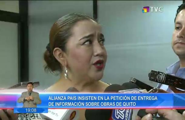 Concejales de Alianza País exigen información sobre obras en Quito